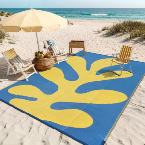 Plastic Straw Waterproof Outdoor Rug