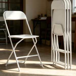 Four-Pack  Heavy Duty Plastic Folding Chairs