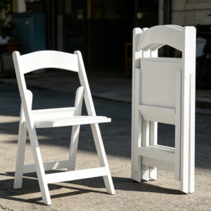 Four-Pack  Resin Folding Chairs